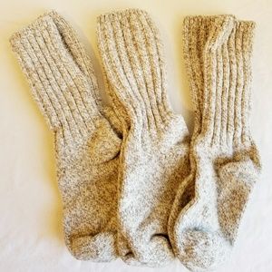 LL Bean Chunky Merino Wool Crew Socks